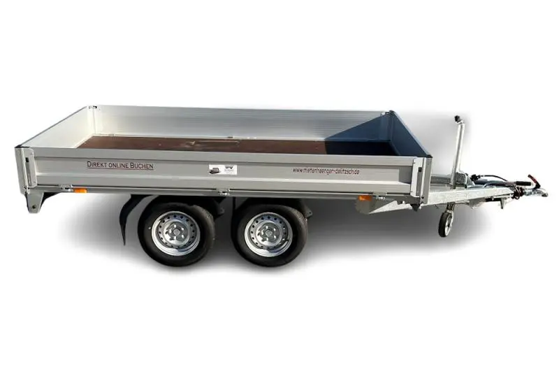 Robuster Hochlader Doppelachse, 2.267 kg Nutzlast, für schwere Transporte